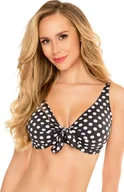 Stroje kąpielowe - Vivisence Vivisence 3203 kropki 75F Kostium kąpielowy biustonosz miękki - miniaturka - grafika 1