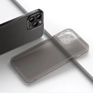 Baseus Frosted Glass Case etui pokrowiec do iPhone 13 Pro sztywna obudowa z żelową ramką przezroczysty (ARWS000702) - Etui i futerały do telefonów - miniaturka - grafika 20