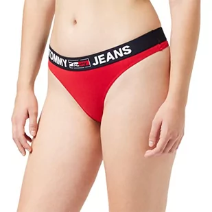 Tommy Hilfiger Stringi damskie, Primary czerwony, XL - Majtki damskie - miniaturka - grafika 1