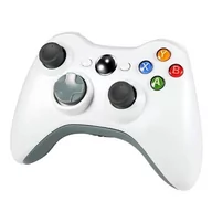 Kontrolery do Xbox - Strado GPX36 Kontroler pad bezprzewodowy Bluetooth Gamepad do XBOX 360 biały - miniaturka - grafika 1