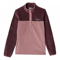 Bluzy damskie - Damski polar nierozpinany bez kaptura Columbia Benton Springs Half Snap Pullover Fleece II - fioletowy - miniaturka - grafika 1