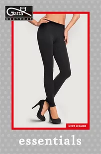 LEGGINSY GATTA NEXT LEGGINS BLACK (kolor czarny, rozmiar S) - Legginsy - miniaturka - grafika 1