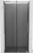 Ścianki i drzwi prysznicowe - Mexen Velar L drzwi prysznicowe rozsuwane 90 cm, grafit, chrom - 871-090-003-41-01 - miniaturka - grafika 1