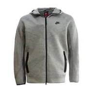 Bluzy męskie - Bluza sportowa męska Nike Sportswear Tech Fleece Windrunner szara - FB7921-063-S - miniaturka - grafika 1
