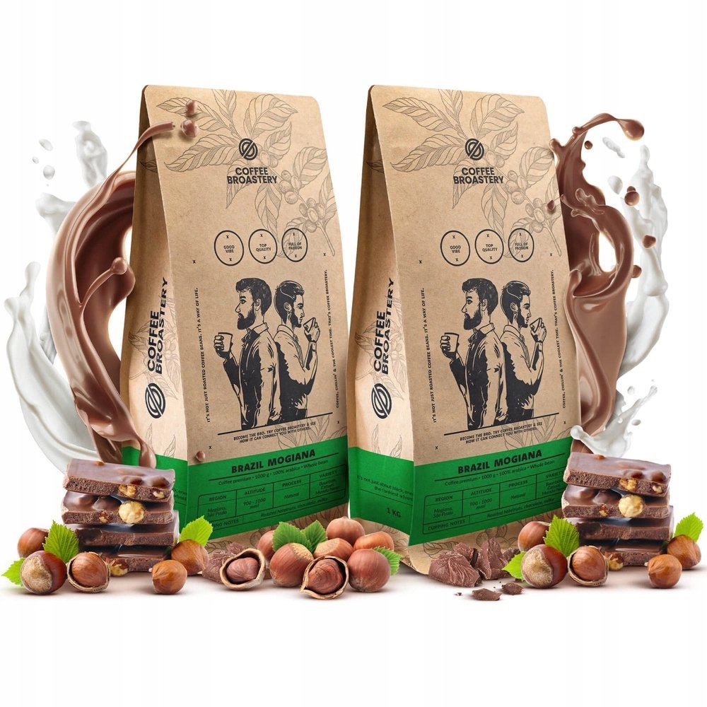 Kawa ziarnista Coffee Broastery Arabica Brazylia Mogiana 2x1kg