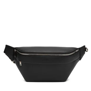Saszetka nerka Calvin Klein Micro Pebble Waistbag 38 LV04D3002G Czarny - Nerki - miniaturka - grafika 1