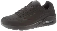 Trampki męskie - Skechers Uno Stand on Air, Trampki męskie, Czarny Czarny Durabuck Trim Bbk, 48.5 EU - miniaturka - grafika 1