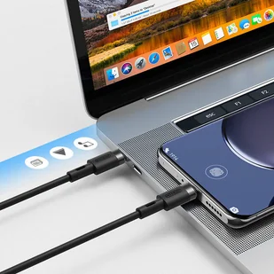 Joyroom wytrzymały kabel USB Typ C - USB Typ C 3A 1,8m czarny (S-1830N9) - Kable USB - miniaturka - grafika 9