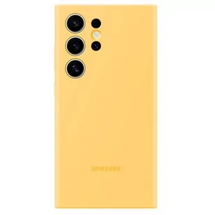 Etui SAMSUNG Silicone Case do Galaxy S24 Ultra Żółty EF-PS928TYEGWW - Etui i futerały do telefonów - miniaturka - grafika 1