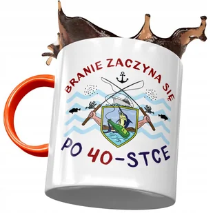 Kubek Pomarańczowy na Urodziny 40 40ste 40-ste z Nadrukiem ze Zdjęciem + Opakowanie na prezent (wzór 02) - Kubki Kubek Pomarańczowy na Urodziny 40 40ste 40-ste z Nadrukiem ze Zdjęciem + Opakowanie na prezent (wzór 02) - Kubki - miniaturka - grafika 1