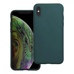 OEM Futerał matt do iPhone x / xs ciemnozielony - Etui i futerały do telefonów - miniaturka - grafika 1