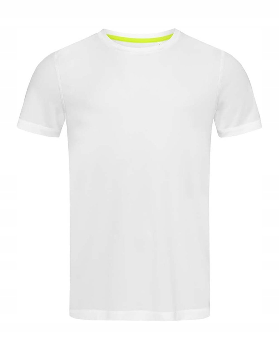 Koszulka męska T-shirt męski Stedman Active Crew Neck ST8400 White L