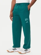 Spodnie sportowe męskie - adidas Spodnie dresowe Collegiate JM9178 Zielony Regular Fit - miniaturka - grafika 1