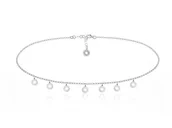 Naszyjniki - Naszyjnik Choker łańczuszek z Ringami - miniaturka - grafika 1