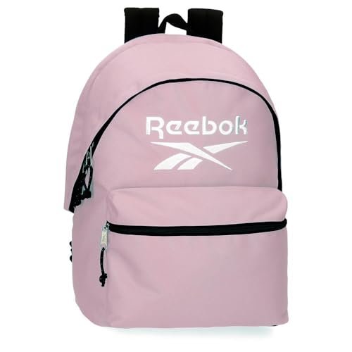 Reebok Boston Plecak Szkolny Dwukomorowy Możliwość dostosowania do laptopa 15,6 cala Różowy 31x45x15 cm Poliester by Joumma Bags, Różowy kolor, 31x44x17.5 cms, dwukomorowy plecak na laptopa