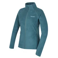Bluzy sportowe damskie - Bluza damska Husky Aflee L Rozmiar: M / Kolor: niebieski/zielony - miniaturka - grafika 1
