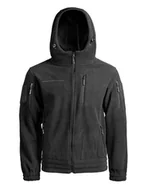 Bluzy męskie - Mil-Tec Bluza Polarowa Fleece Gen. II Czarna - 3XL - miniaturka - grafika 1