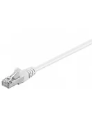 Kable miedziane - Wentronic CAT 5 FTP; CAT 5e Netzwerkkabel; 2 X RJ45 wtyczka foliengeschirmt [SC], biały 4040849934933 - miniaturka - grafika 1