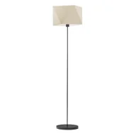 Lampy stojące - Lampa podłogowa LYSNE Fidżi, 60 W, E27, ecru/czarna, 160x45 cm - miniaturka - grafika 1