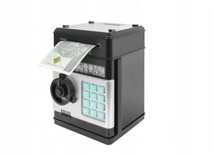 Sejf Skarbonka Bankomat Na Monety Banknoty + Pin - Skarbonki - miniaturka - grafika 3