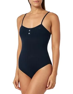 Emporio Armani Damska koszulka z koronką, Pale Cream, XS - Koszulki i topy damskie - miniaturka - grafika 1