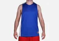Koszulki męskie - Nike League Reversible Practice Tank Blue - miniaturka - grafika 1