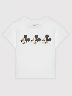 Adidas T-Shirt Unisex Disney Mickey And Friends H22579 Biały Regular Fit - Koszulki dla chłopców - miniaturka - grafika 1