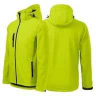 Moda i Uroda OUTLET - Kurtka limetka softshell Malfini męska z logo na sercu z nadrukiem logo firmy 300g 522 kolor 62 - miniaturka - grafika 1