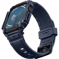 Akcesoria do smartwatchy - Spigen Etui z paskiem Rugged Armor Pro do Apple Watch 10 42 mm, niebieskie - miniaturka - grafika 1