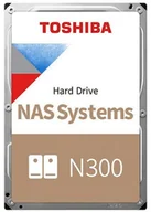 Dyski serwerowe - Toshiba Dysk N300 HDWG11AUZSVA 3,5 10TB SATA 256MB NAS BULK - miniaturka - grafika 1