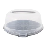 Pojemniki kuchenne - Pojemnik Tortownica 30 cm srebrny - miniaturka - grafika 1