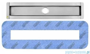 Wiper New Premium Pure Odpływ liniowy z kołnierzem 70 cm syfon drop 35 szlif 500.0103.02.070 - Odpływy liniowe - miniaturka - grafika 7