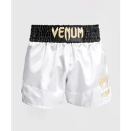 Spodnie sportowe męskie - Venum Spodenki Muay Thaï Classic Shorts Black/White/White - miniaturka - grafika 1