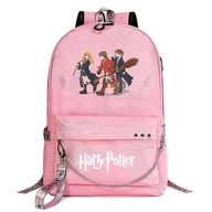 Plecaki - Harry Potter Plecak dla nastolatków - Modny tornister, kreskówka o dużej pojemności - Plecak podróżny dla chłopców i dziewcząt, Casual Mochilas For... - miniaturka - grafika 1