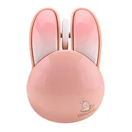 Myszki - MOFII + Bluetooth Rabbit M6DM Nabłyszczana (Biało-Różowa) - miniaturka - grafika 1