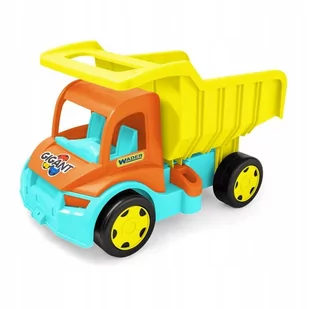 65025 Wader Gigant Wywrotka Pomarańczowy Żółty - Samochody i pojazdy dla dzieci - miniaturka - grafika 1