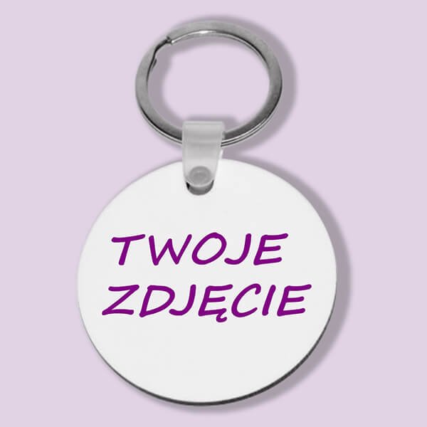 Brelok z twoim zdjęciem okrągły