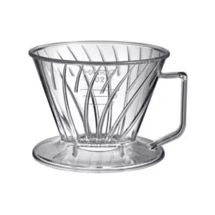 Hario Dripper Plastikowy PEGASUS 02 Przeźroczysty - Zaparzacze i kawiarki - miniaturka - grafika 1