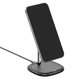 Baseus magnetyczna bezprzewodowa indukcyjna ładowarka Qi 15 W uchwyt na telefon podstawka (kompatybilna z MagSafe do iPhone) czarny (WXSW-01) hurtel-67292-0 - Ładowarki do telefonów - miniaturka - grafika 30
