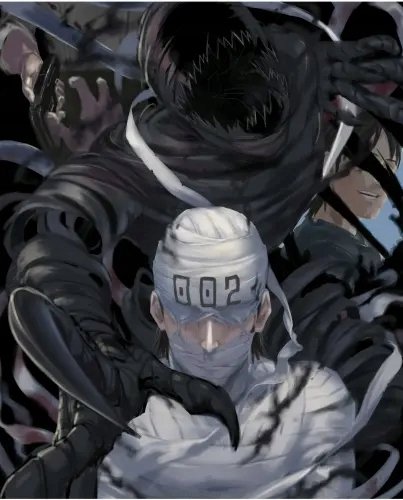 Plakat Anime Manga Ajin an_042 A1+ (custom)