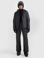 Spodnie narciarskie - 4F Spodnie narciarskie z szelkami membrana 5000 męskie - szare XXL - miniaturka - grafika 1