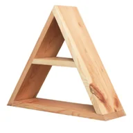 Półki do salonu - Półka trójkąt drewniany GROA - miniaturka - grafika 1