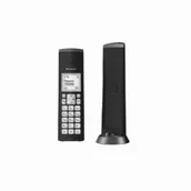 Telefony stacjonarne - Panasonic Telefon Bezprzewodowy KX-TGK210 DECT Biały Czarny - miniaturka - grafika 1
