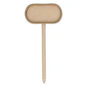 Dekoratorstwo - EKO-DECO, tabliczka, kolista na patyku z ramką - miniaturka - grafika 1