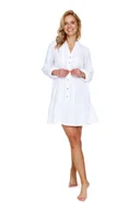 Bielizna nocna - Doctor Nap Biała koszula nocna - XL - miniaturka - grafika 1