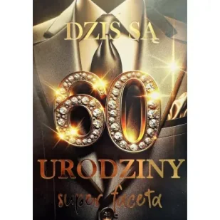 Karnet Urodziny 60 3K - Kartki okolicznościowe i zaproszenia - miniaturka - grafika 1