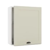 Szafki kuchenne - Szafka kuchenna wisząca z ociekaczem 60 ADELE W60 SU P/L beżowy mat - miniaturka - grafika 1