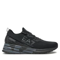 Sneakersy męskie - Sneakersy EA7 Emporio Armani X8X095 XK240 S244 Czarny - miniaturka - grafika 1
