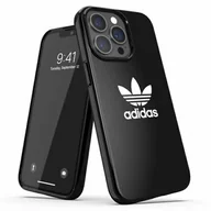 Etui i futerały do telefonów - Adidas OR SnapCase Trefoil iPhone 13 Pro / 13 6,1" czarny/black 47098 - miniaturka - grafika 1
