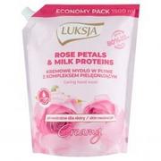 Mydła - Luksja Mydło w płynie Rose Petals Zapas 1500 ml - miniaturka - grafika 1